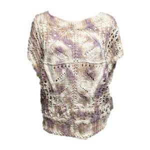 New with tags - Free People Sweater- Diamond in The Rough- Purple tie dye -